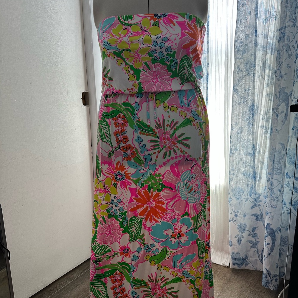 Lilly Pulitzer Colorful Floral Dress